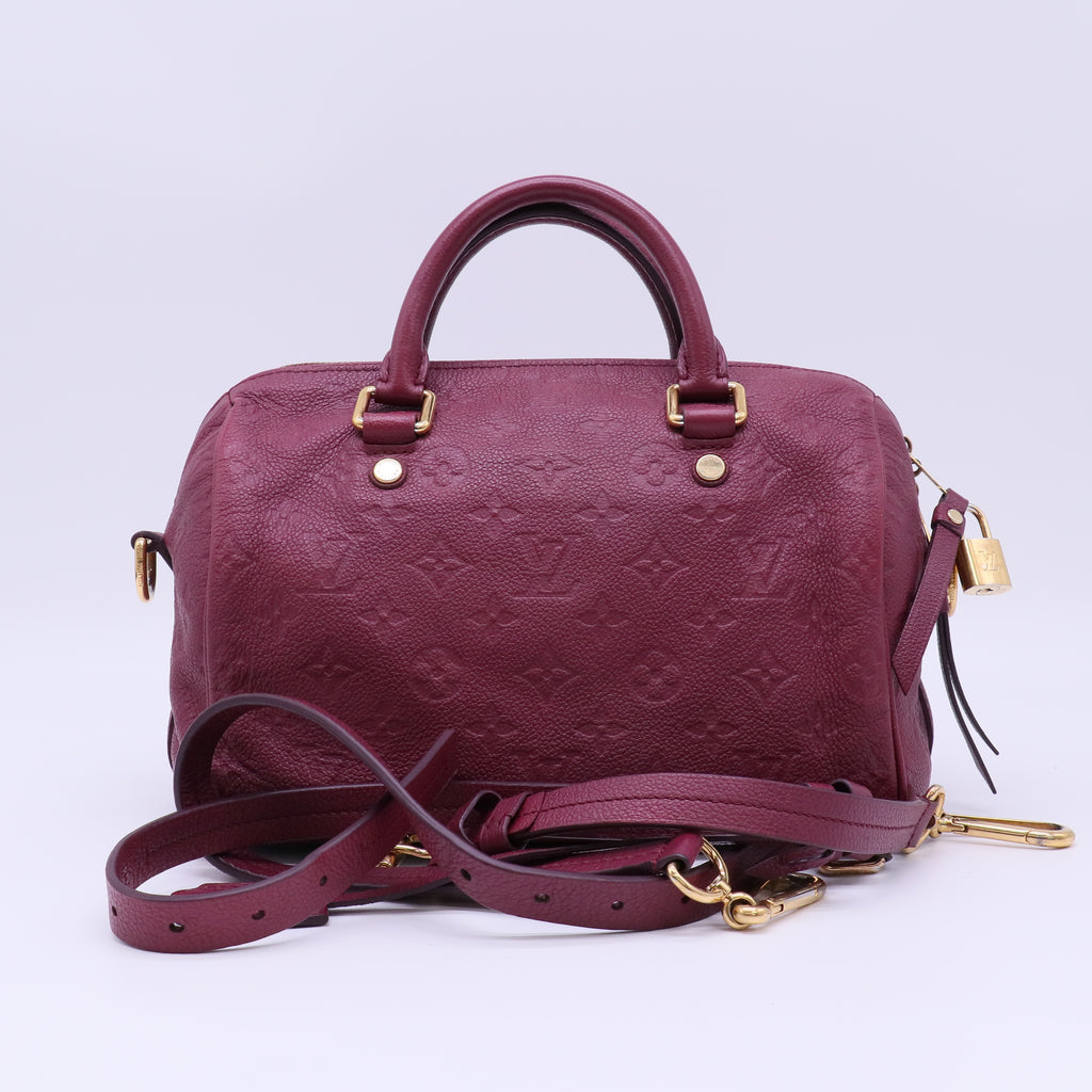 Louis Vuitton Monogram Empreinte Speedy 25 Bag twins B22437