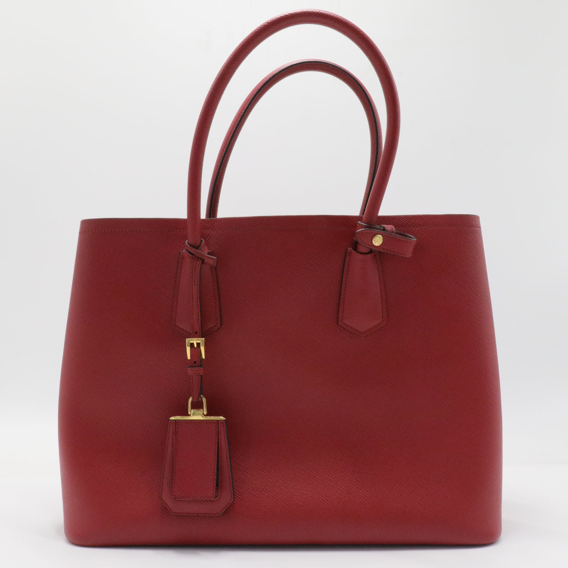 Saffiano Cuir Large Double Bag