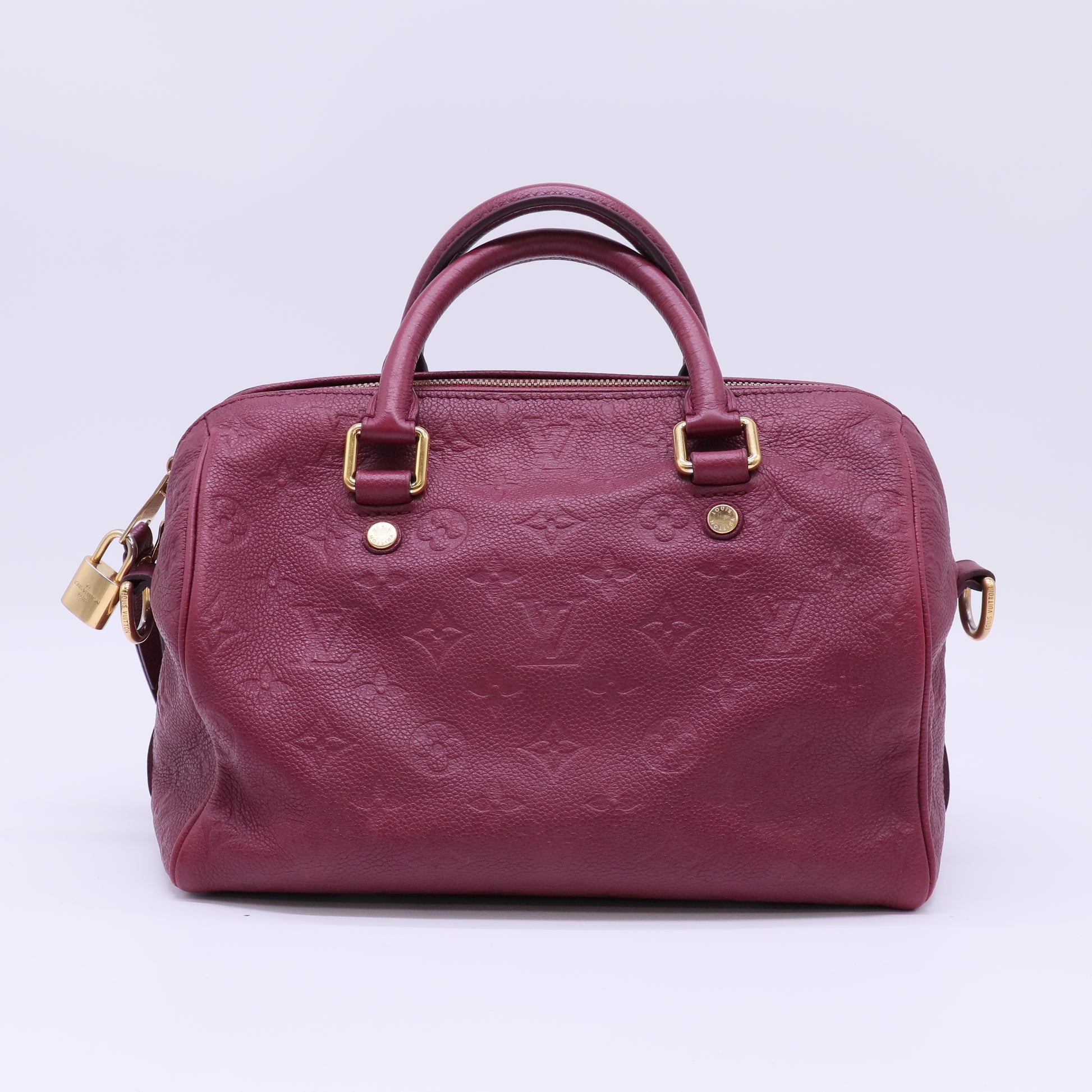 Louis Vuitton Monogram Empreinte Speedy 25 Bag twins B22437