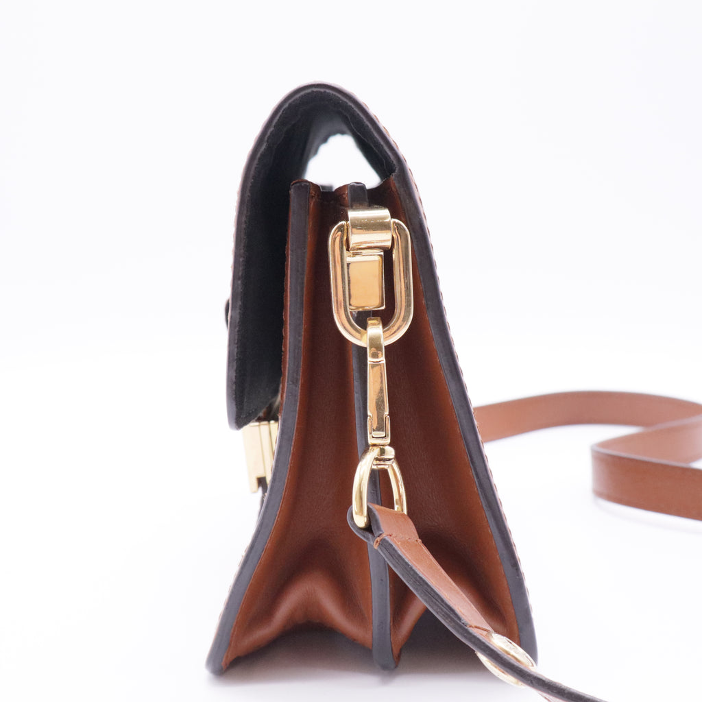 Dauphine Shoulder Bag Taurillon Leather Mini