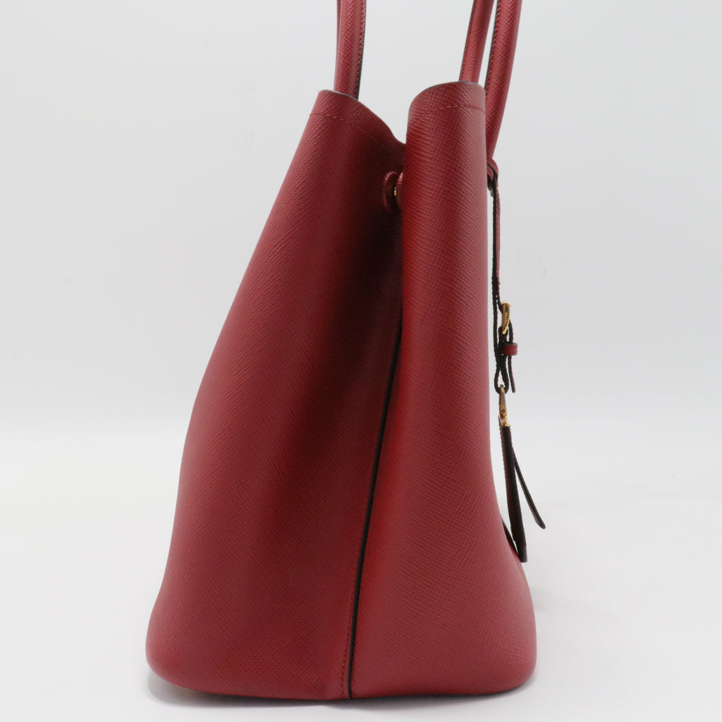 Saffiano Cuir Large Double Bag