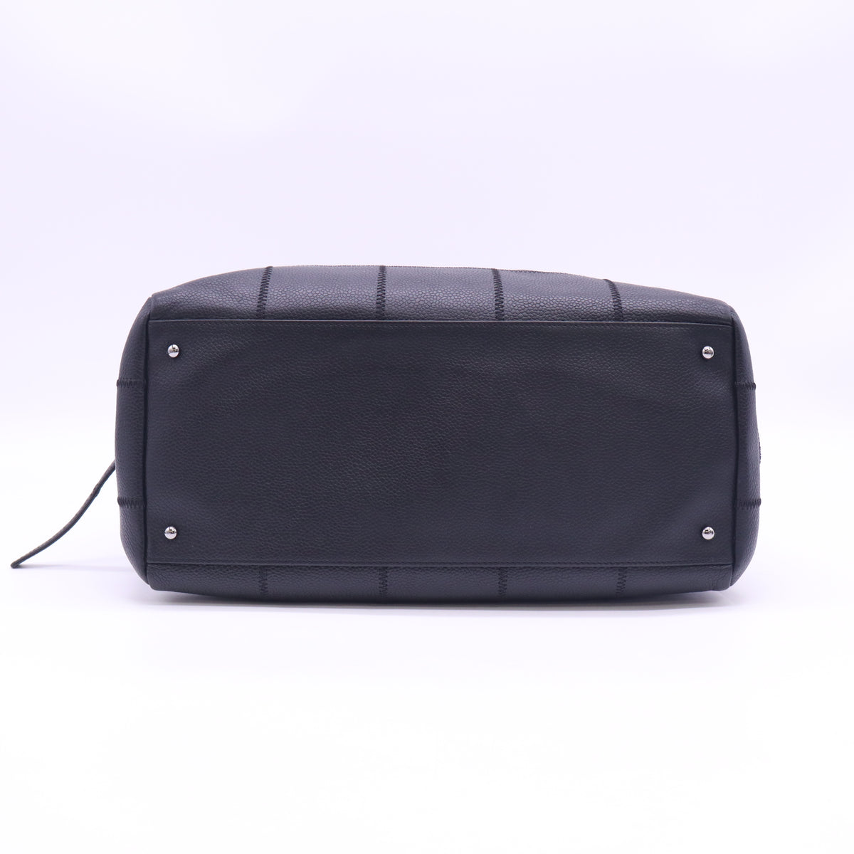 Chanel LAX Square Quilt Chocolate Bar Bowler Bag B24119