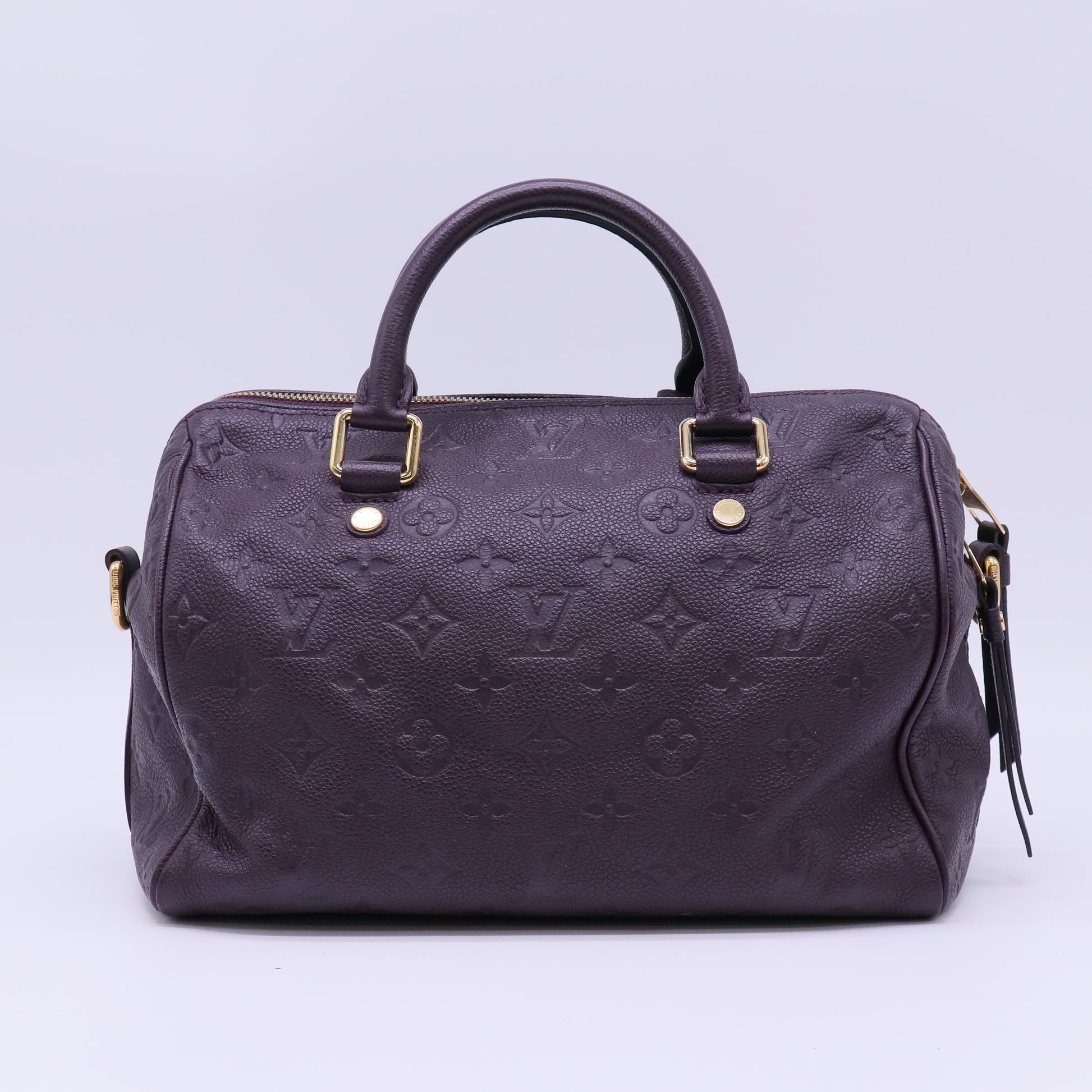 Louis Vuitton Monogram Empreinte Speedy Bandouliere 25 twins B22357