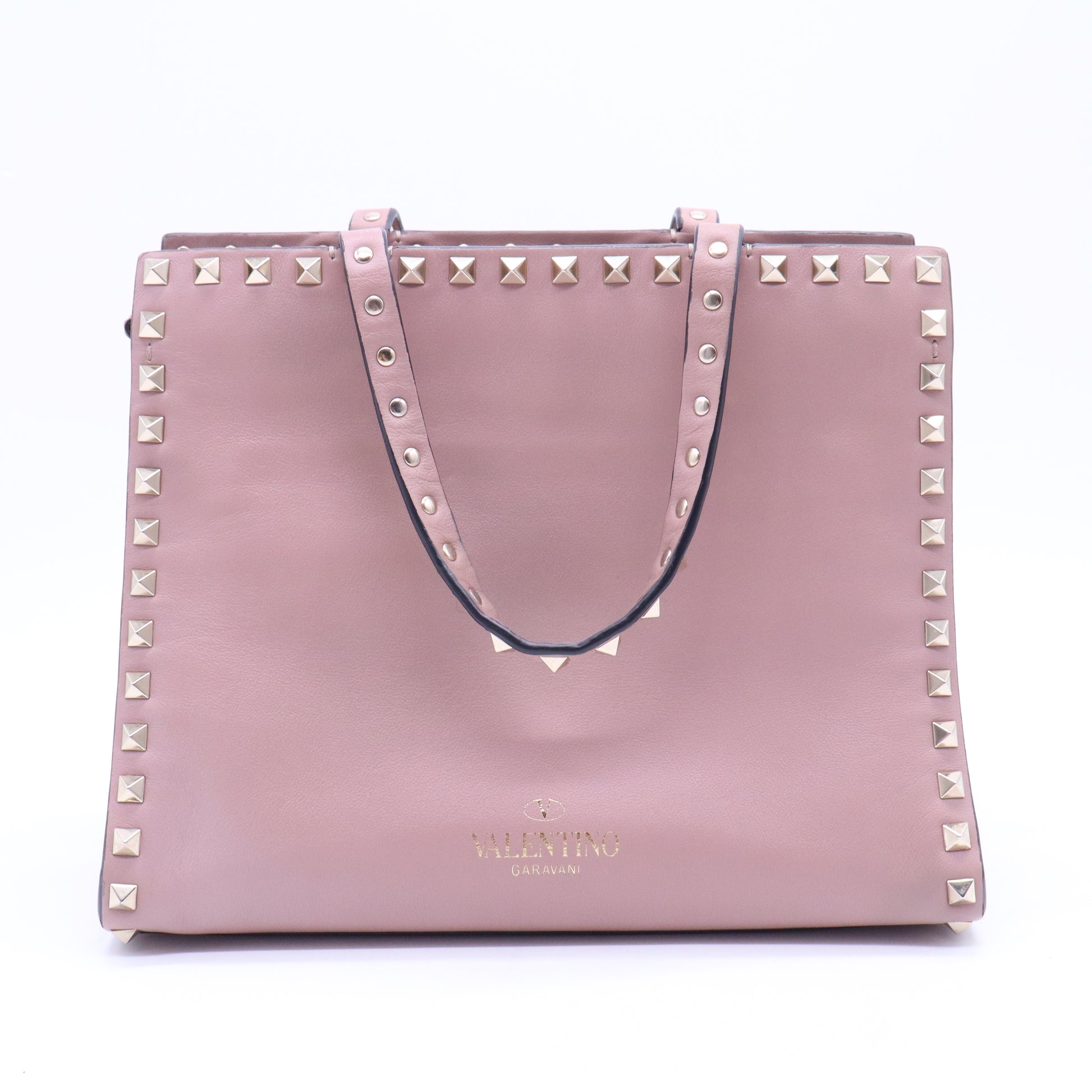 Small Rockstud Grainy Calfskin Crossbody Bag B21226