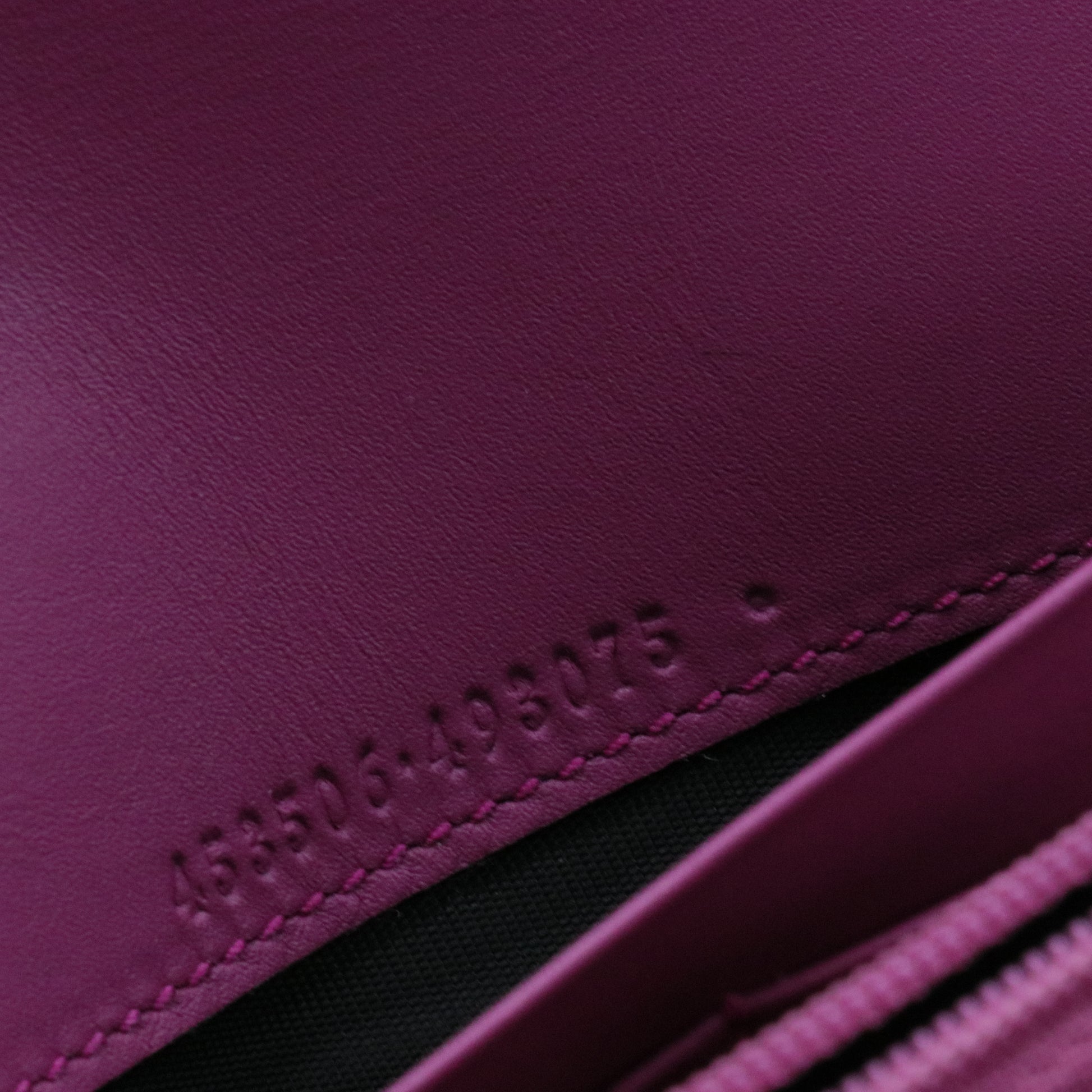 Padlock Continental Chain Wallet GG Coated Canvas and Leather Long