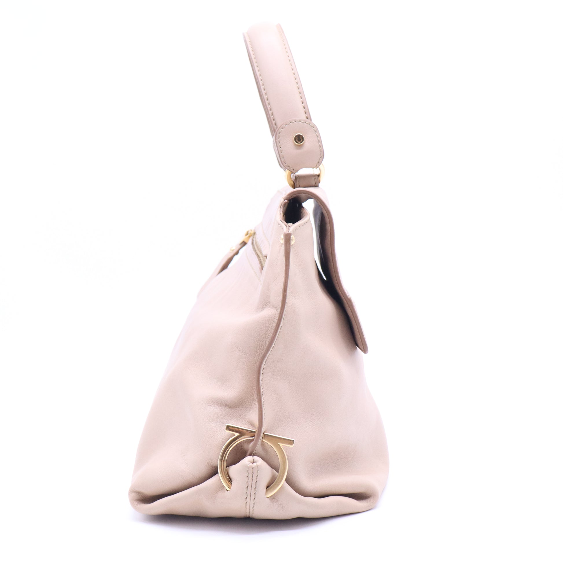 Salvatore Ferragamo Sofia Satchel Smooth Leather B20419