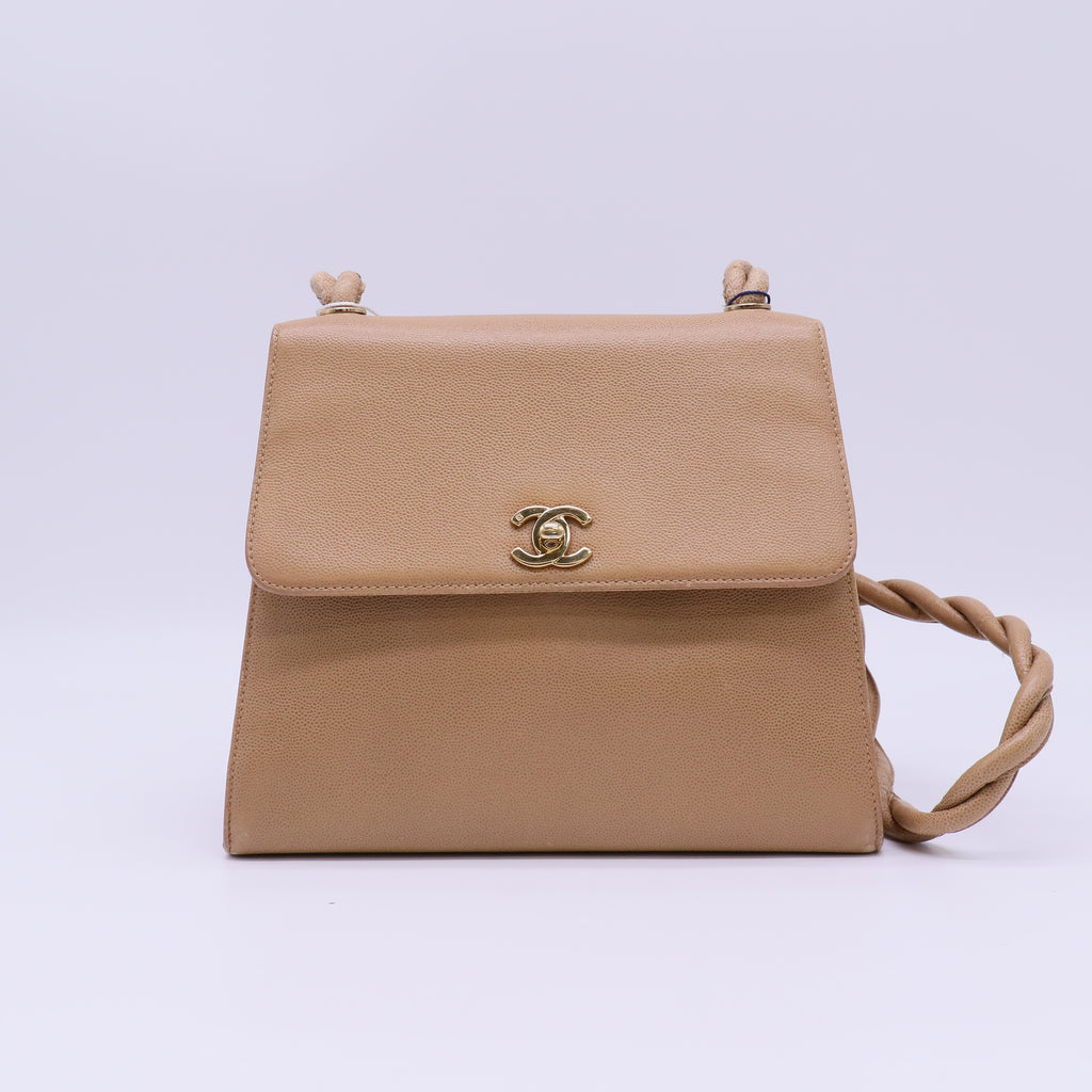 Chanel Caviar Rope Flap Bag twins LDJ4651