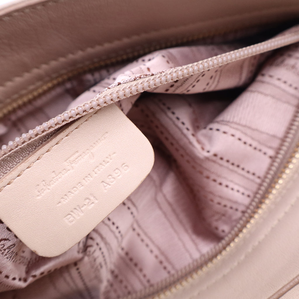 Salvatore Ferragamo Sofia Satchel Smooth Leather B20419