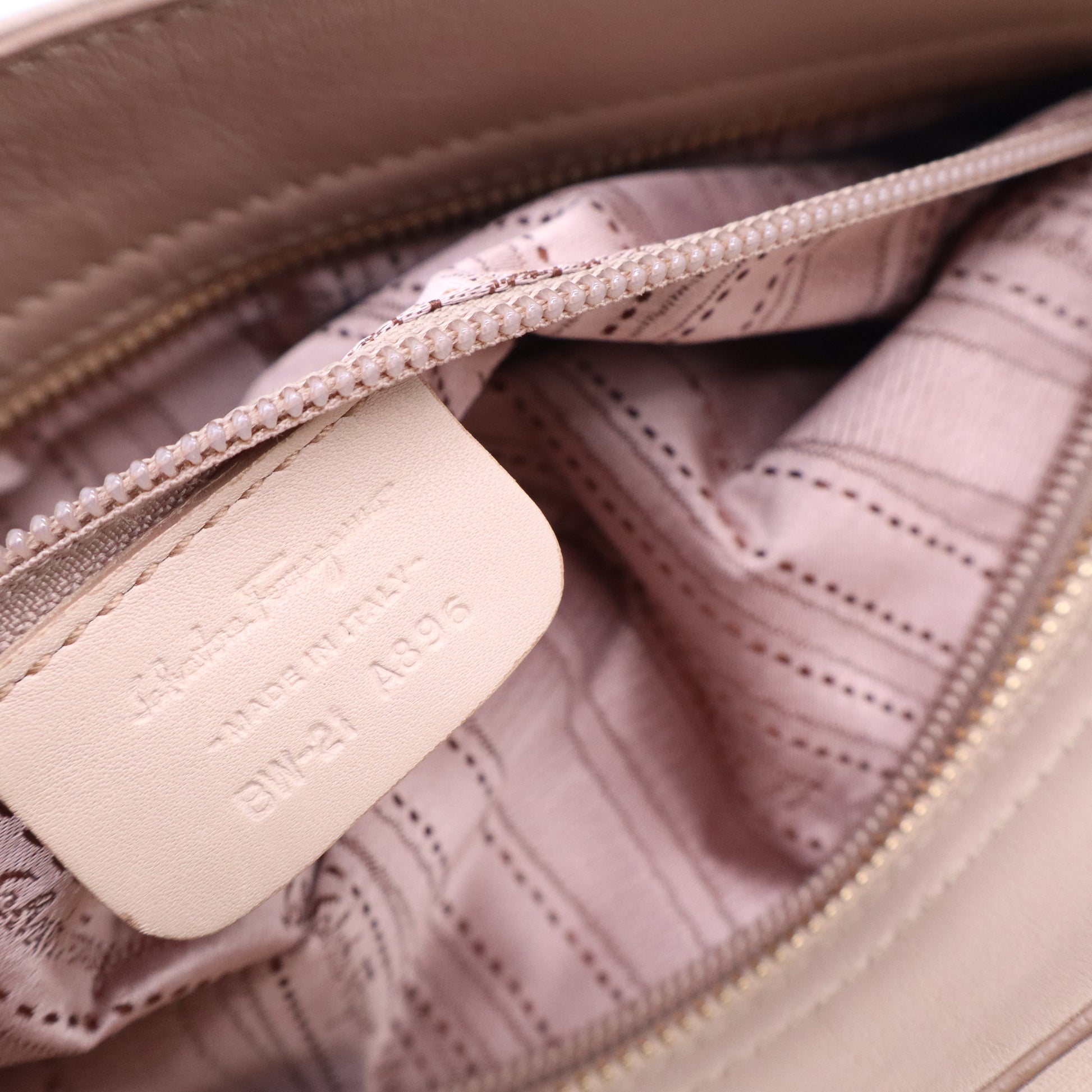 Salvatore Ferragamo Sofia Satchel Smooth Leather B20419