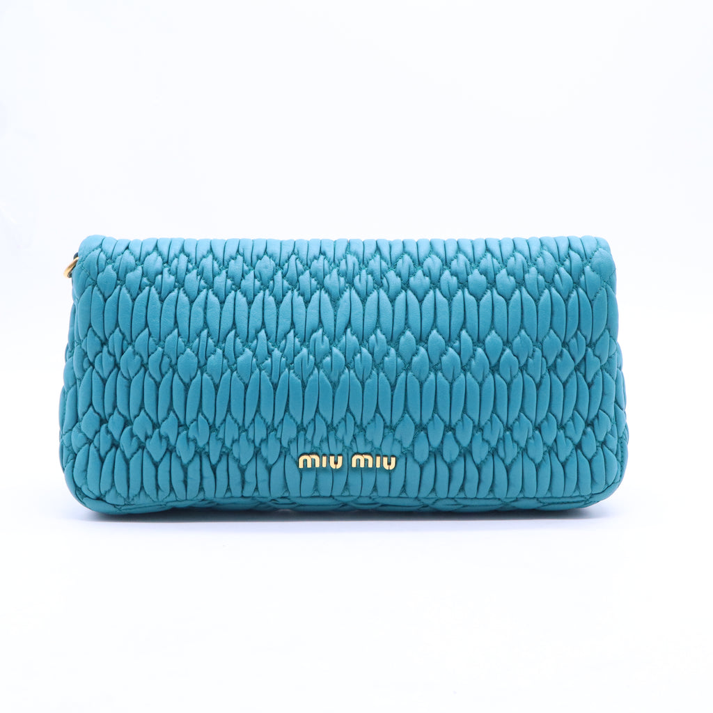 Nappa Matelassé Crystal Shoulder Bag B20026