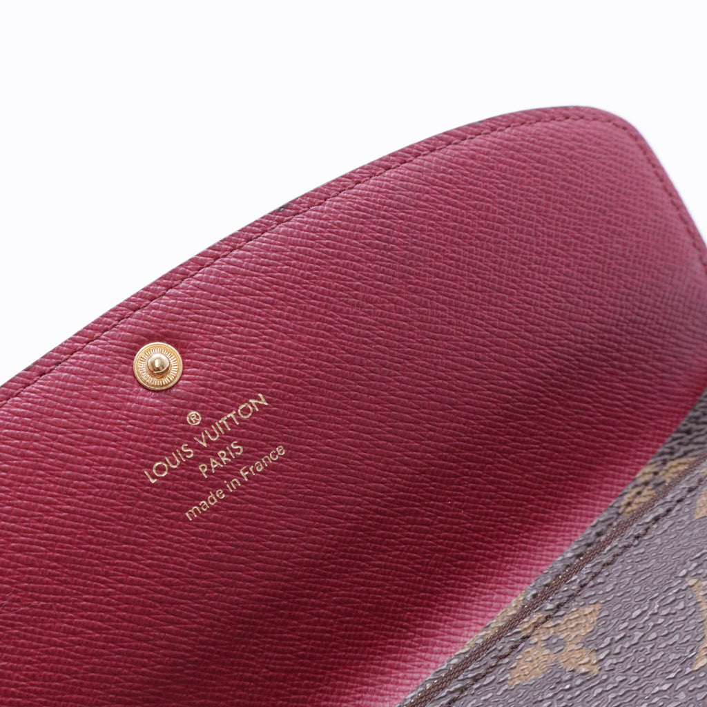 Monogram Canvas Rouge Emilie Wallet
