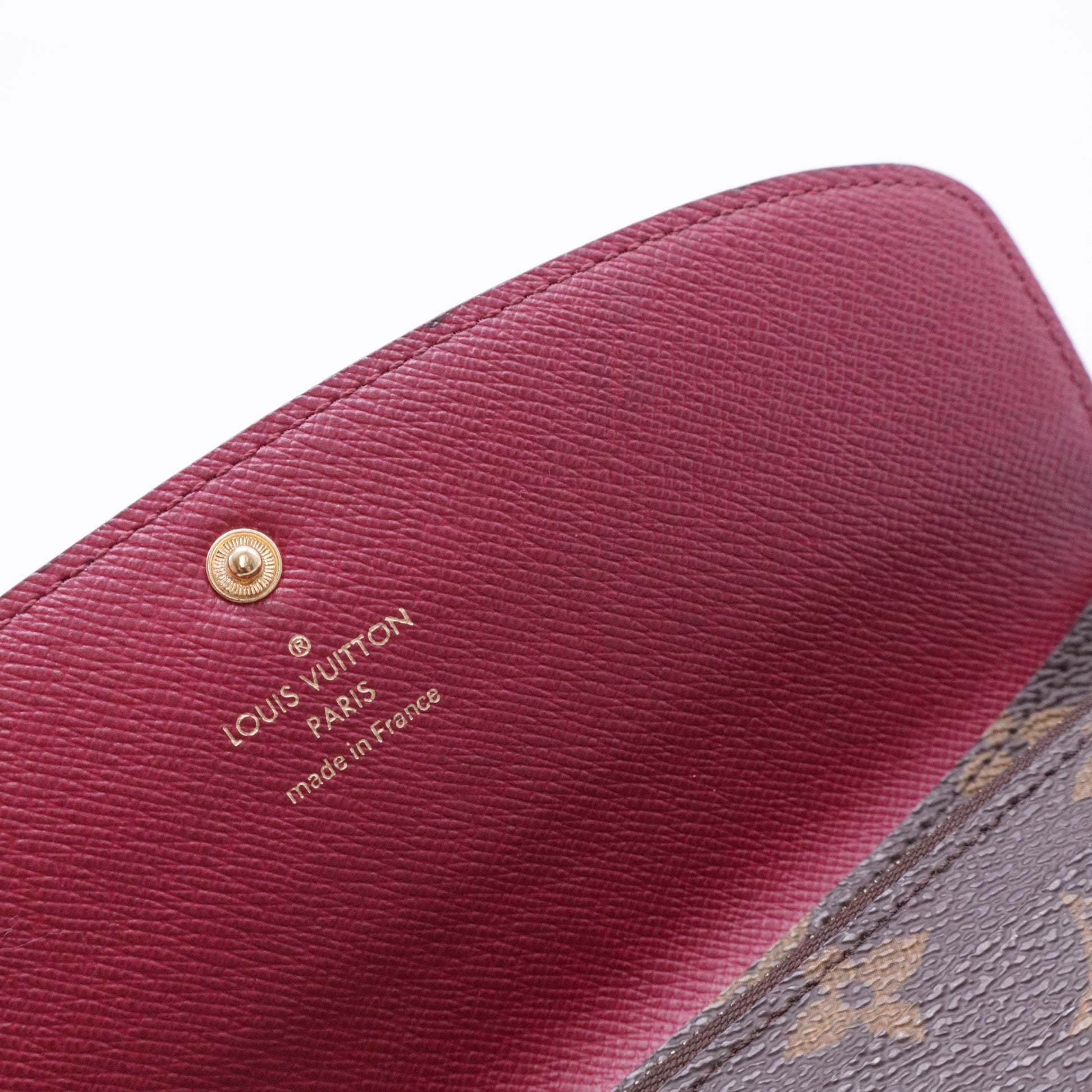 Monogram Canvas Rouge Emilie Wallet