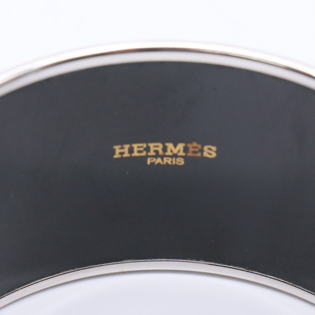 Extra Wide Enamel Bangle Bracelet W11248 twins
