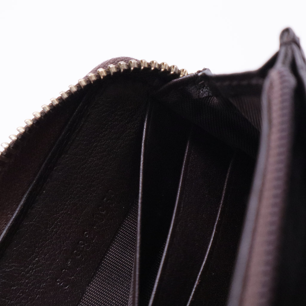 Leather Printed Continental Wallet