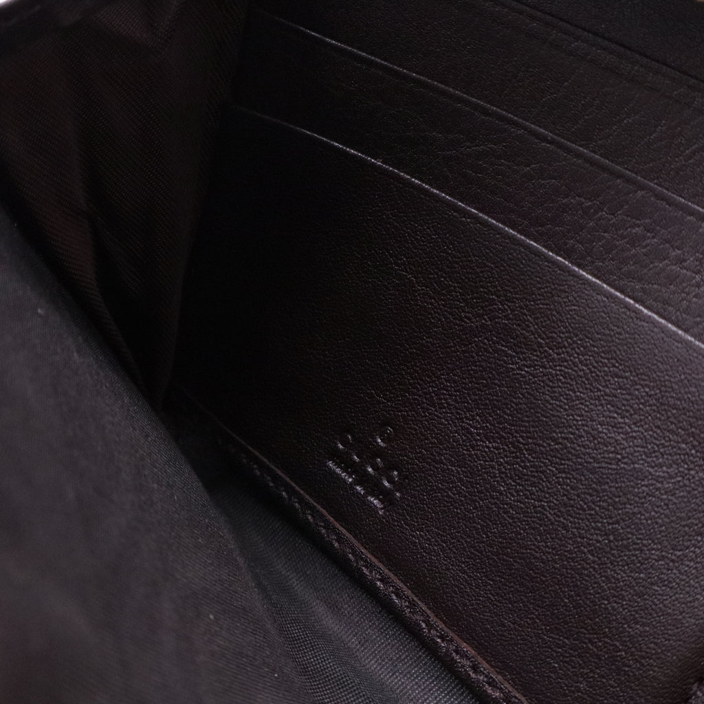 Leather Printed Continental Wallet