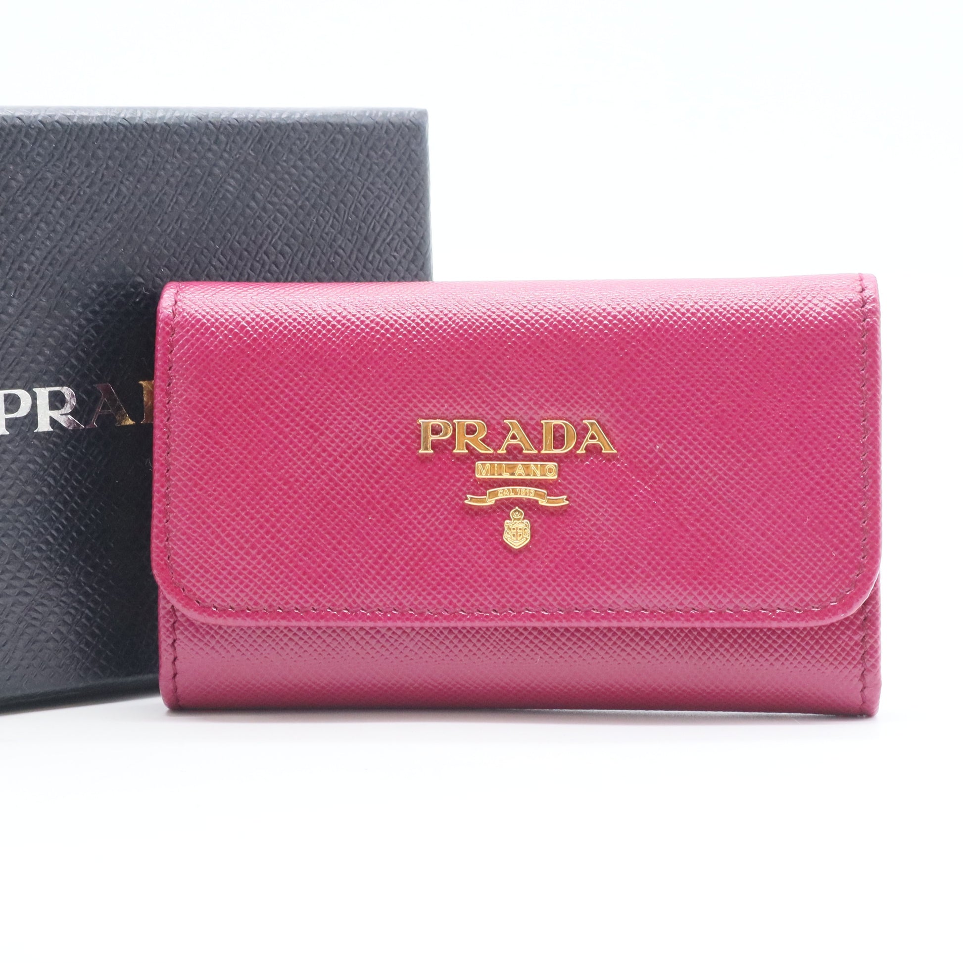 Saffiano Metal Leather Wallet