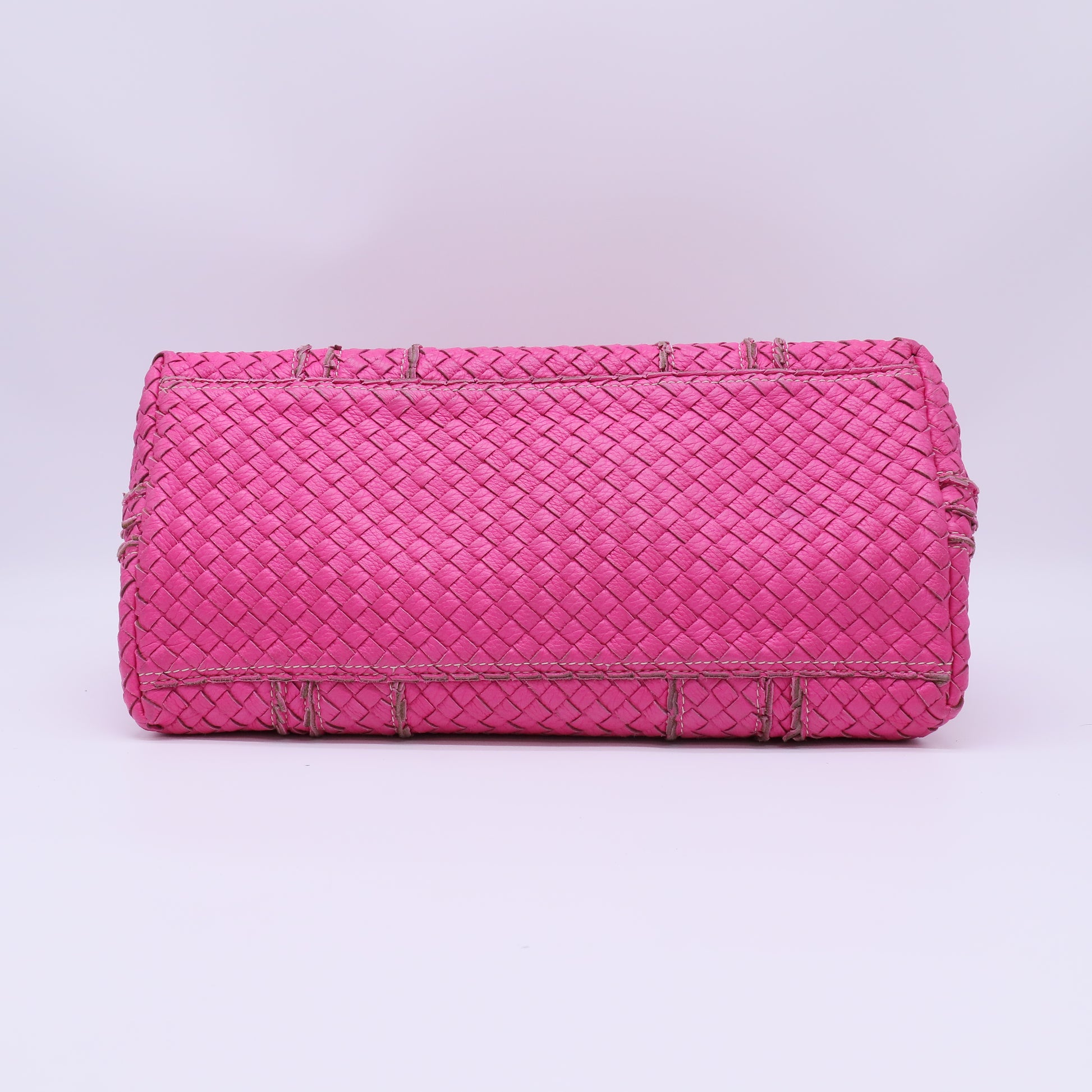 Belted Cabas Tote Intrecciato Nappa with Stitched Detail Large Twins B22728