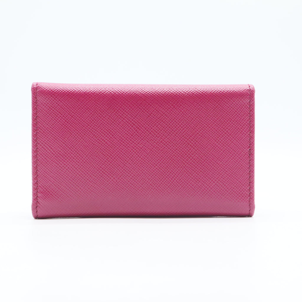 Saffiano Metal Leather Wallet