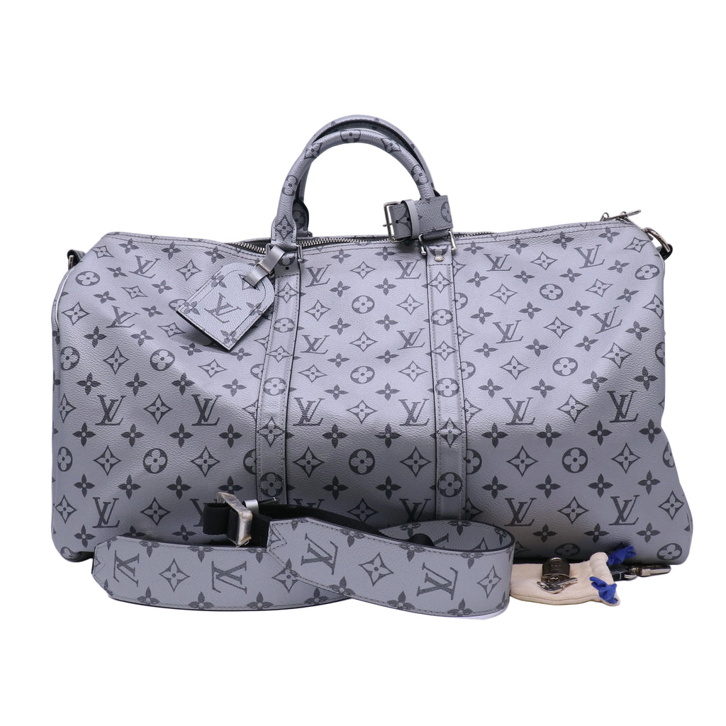 Louis Vuitton Metallic Monogram Keepall Bandouliere 50 w/ Strap twins LDJ4655