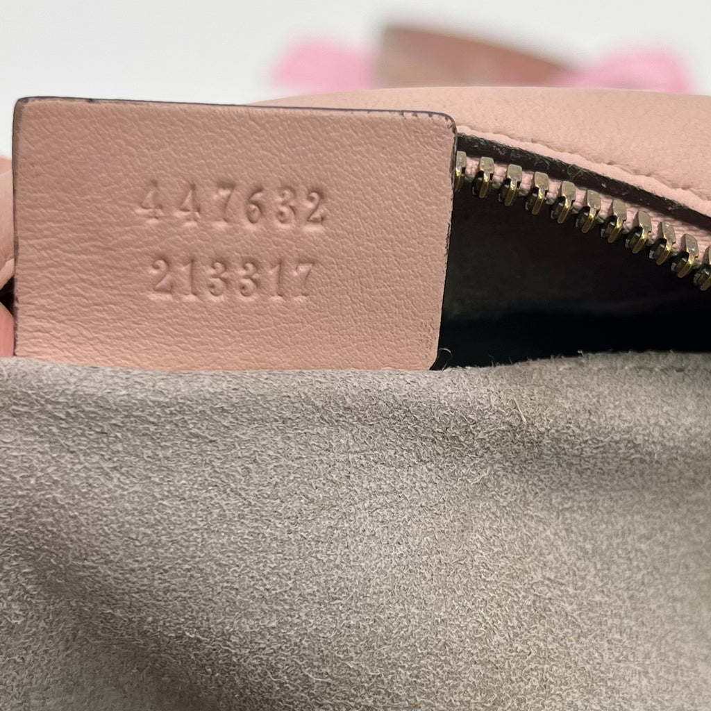 Calfskin Matelasse Small GG Marmont Chain Shoulder Bag twins