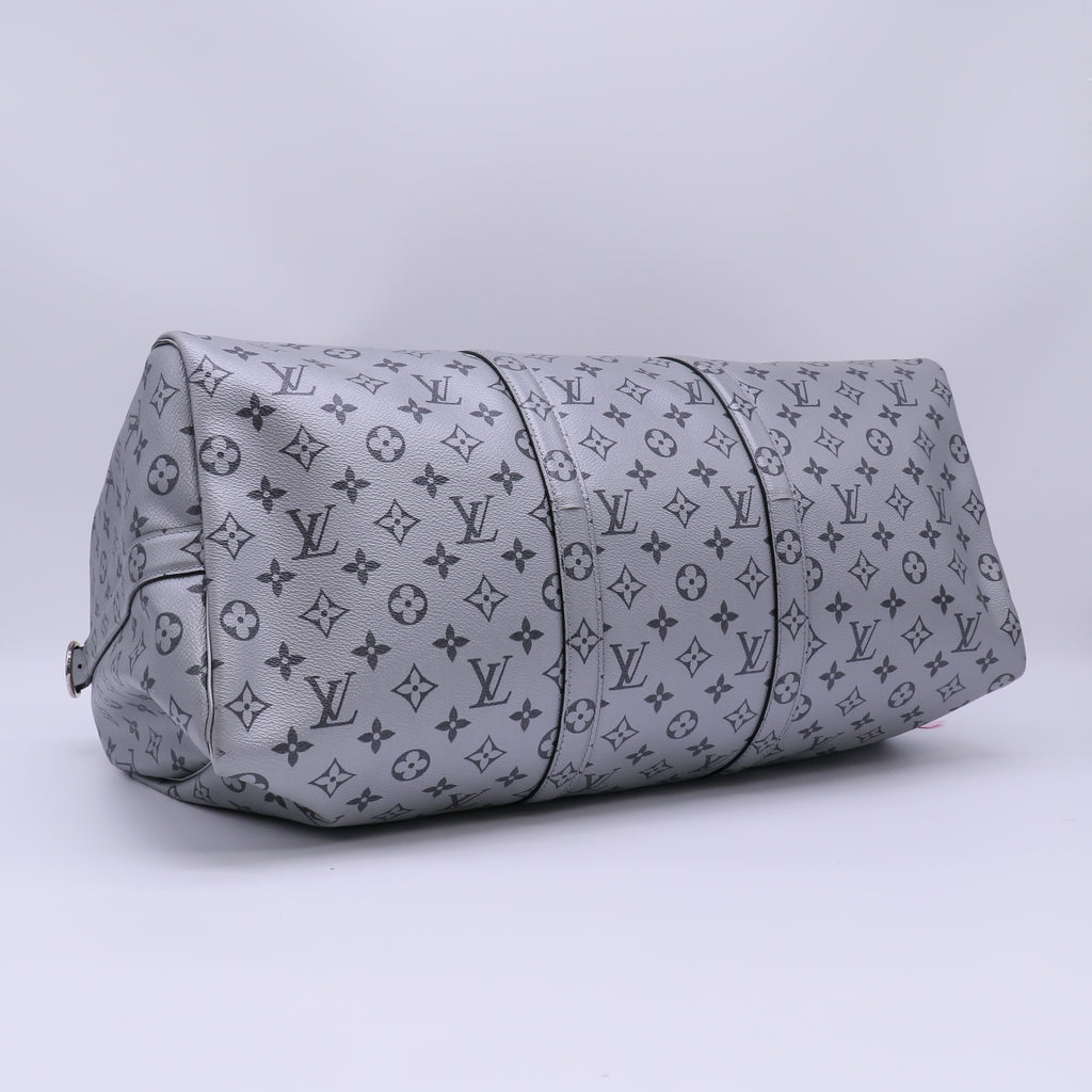 Louis Vuitton Metallic Monogram Keepall Bandouliere 50 w/ Strap twins LDJ4655