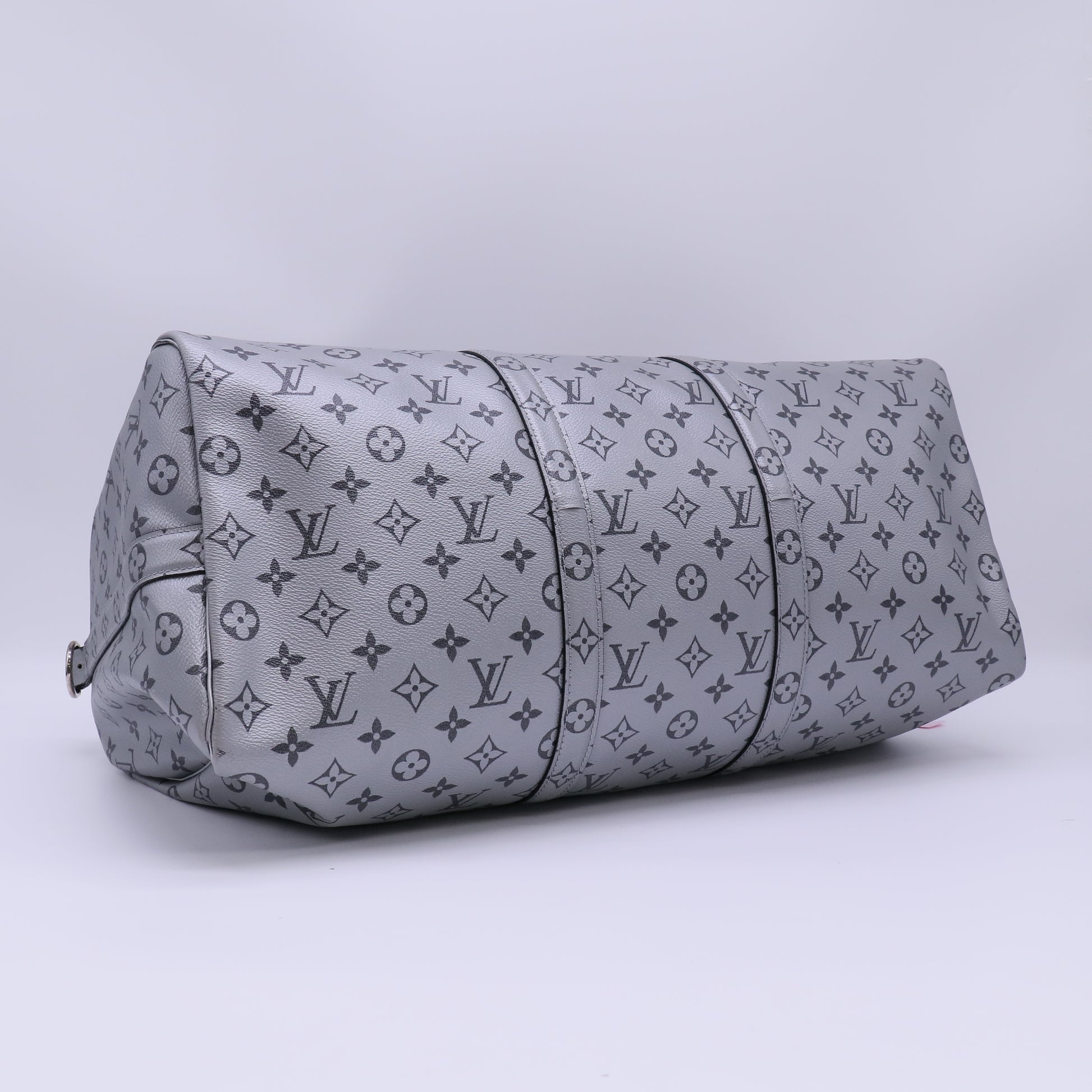 Louis Vuitton Metallic Monogram Keepall Bandouliere 50 w/ Strap twins LDJ4655
