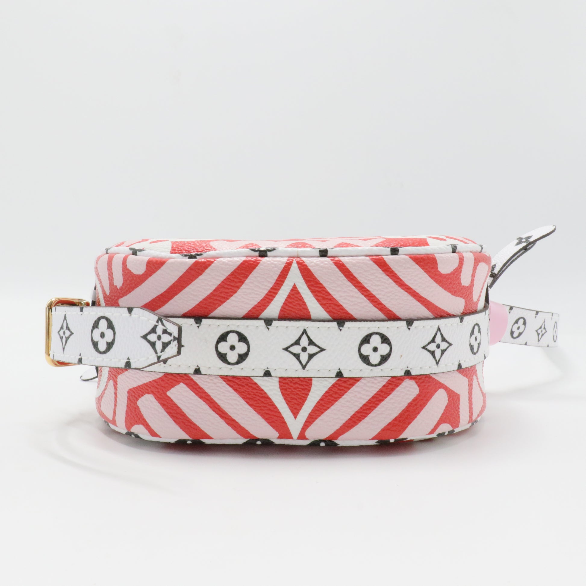 Monogram Giant Crafty Boite Chapeau Souple PM Creme Rouge twins