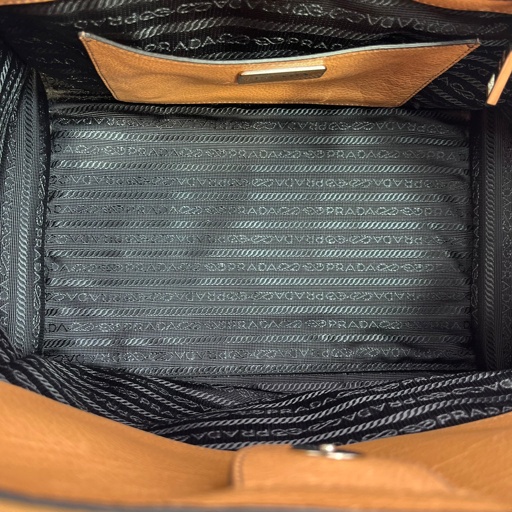 City Calf large Twin Pocket Tote Bag twins