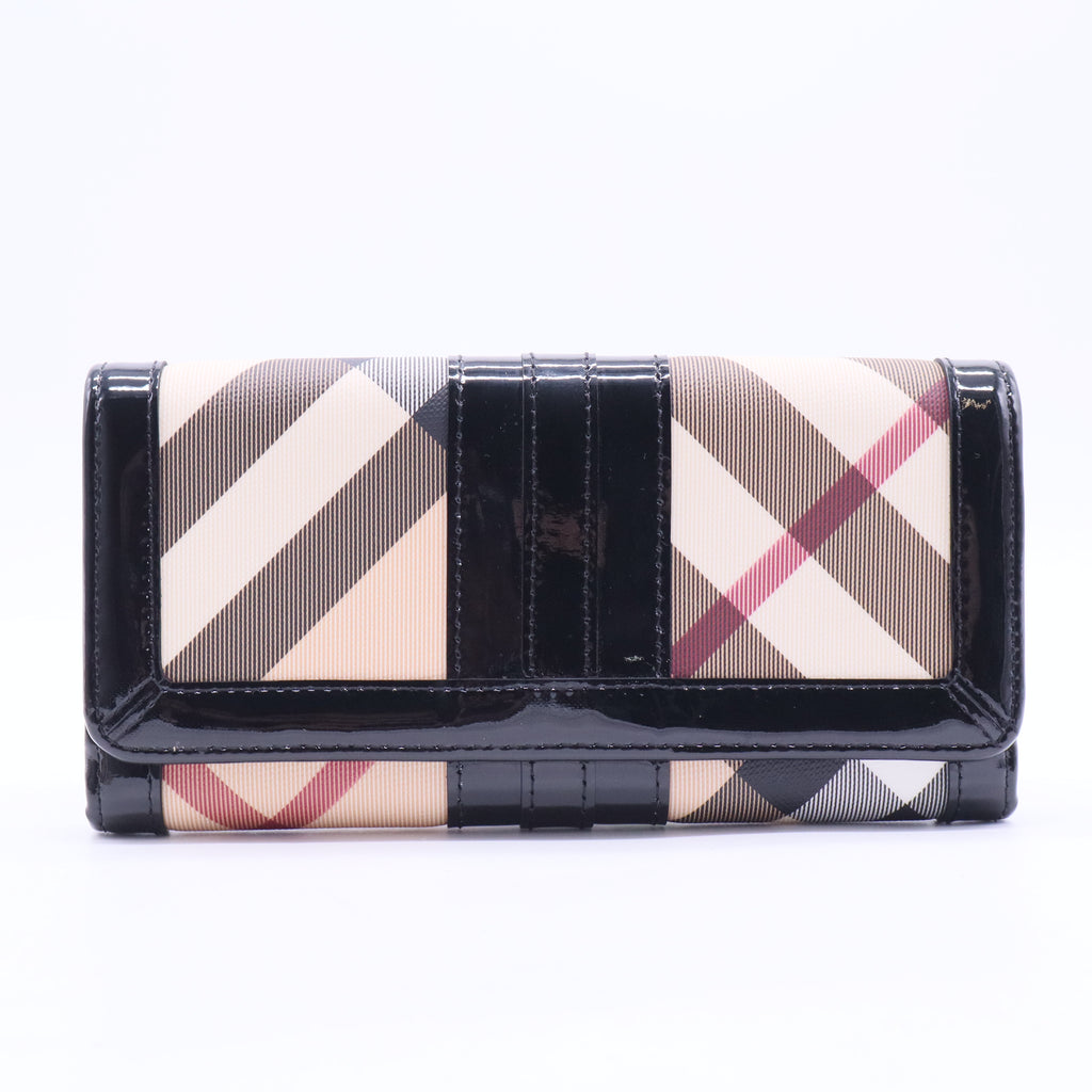 Nova Check Pattern Continental Wallet W20067