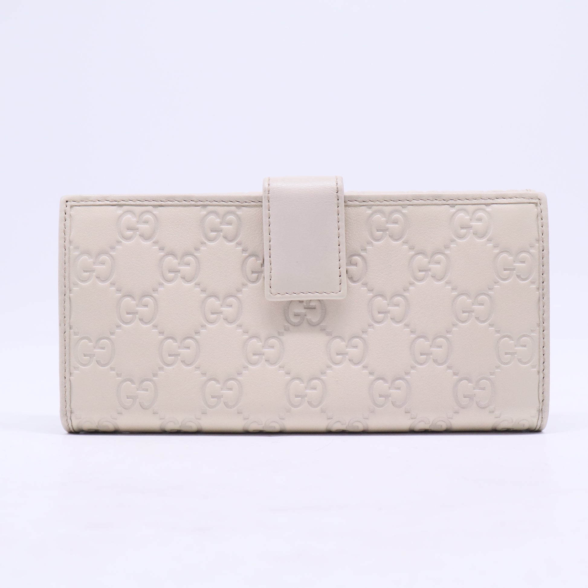 GG Signature Leather Continental Wallet W20499