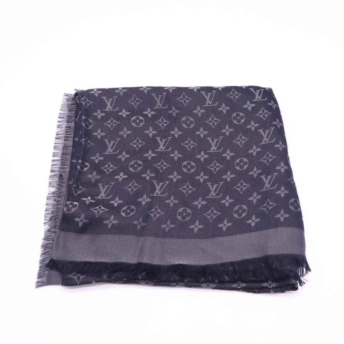 Louis Vuitton Monogram Shine Shawl twins W23374
