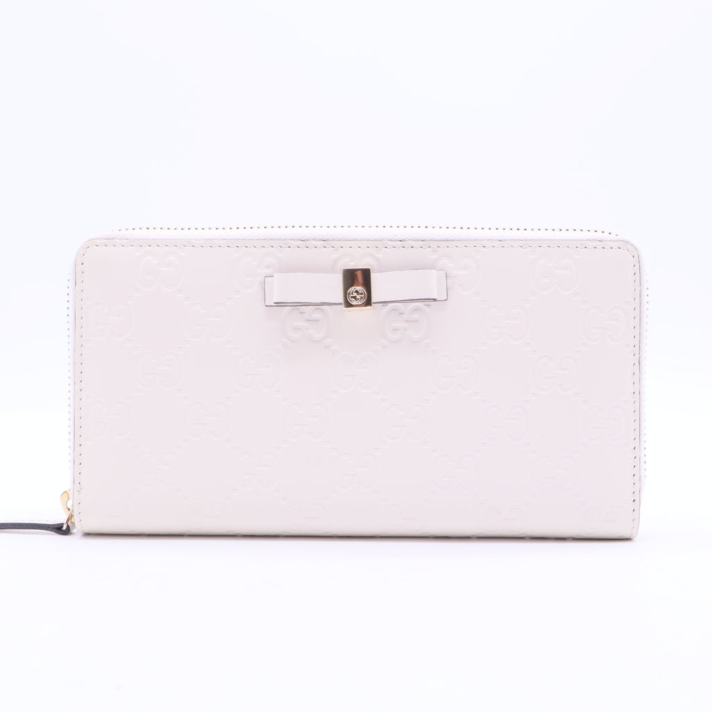 GG Logo Leather Continental Wallet W20070