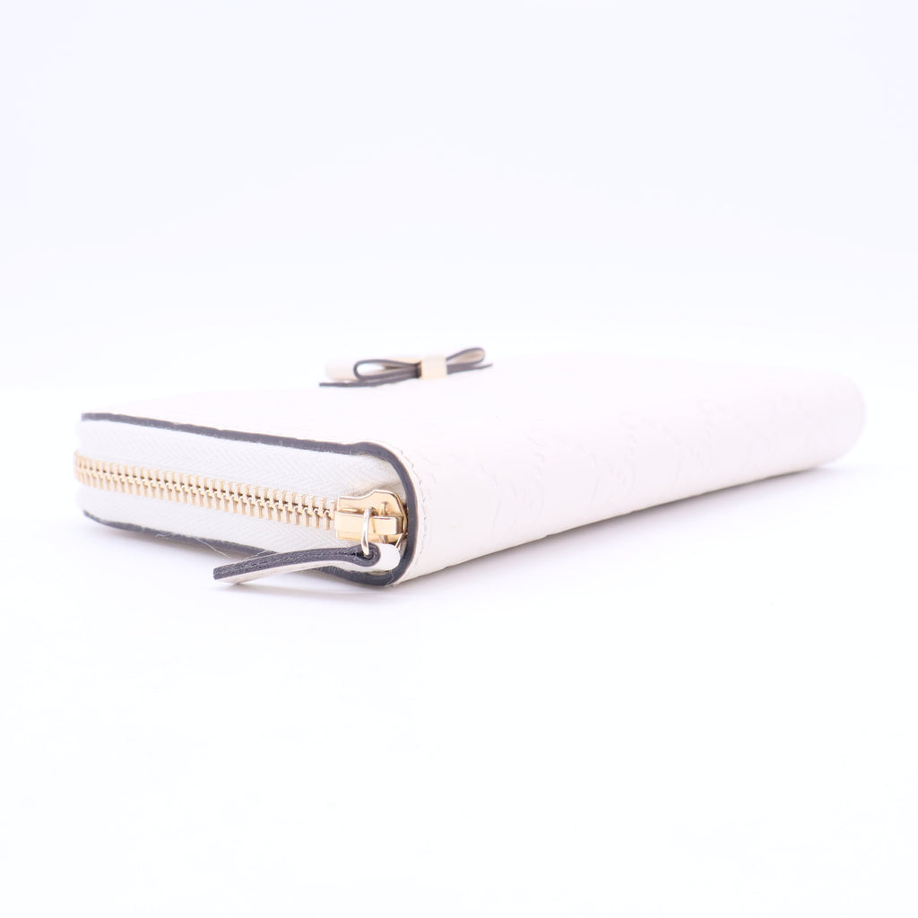 GG Logo Leather Continental Wallet W20070