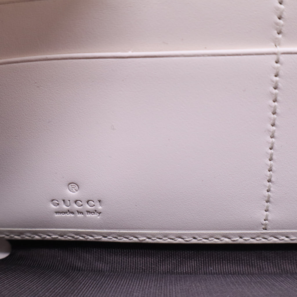 GG Logo Leather Continental Wallet W20070