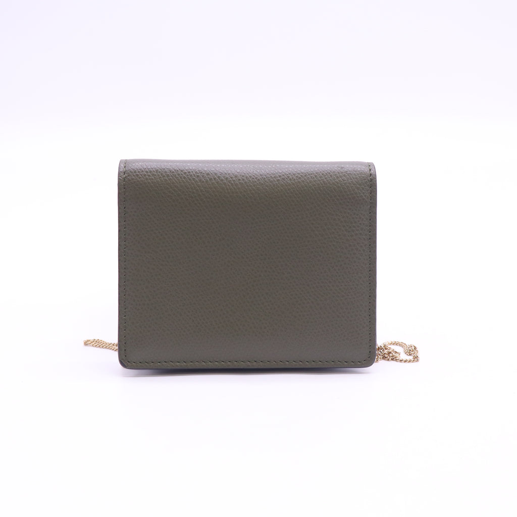 Fendi Vitello Cruise F is Fendi Micro Tri-Fold Envelope Twins W23414