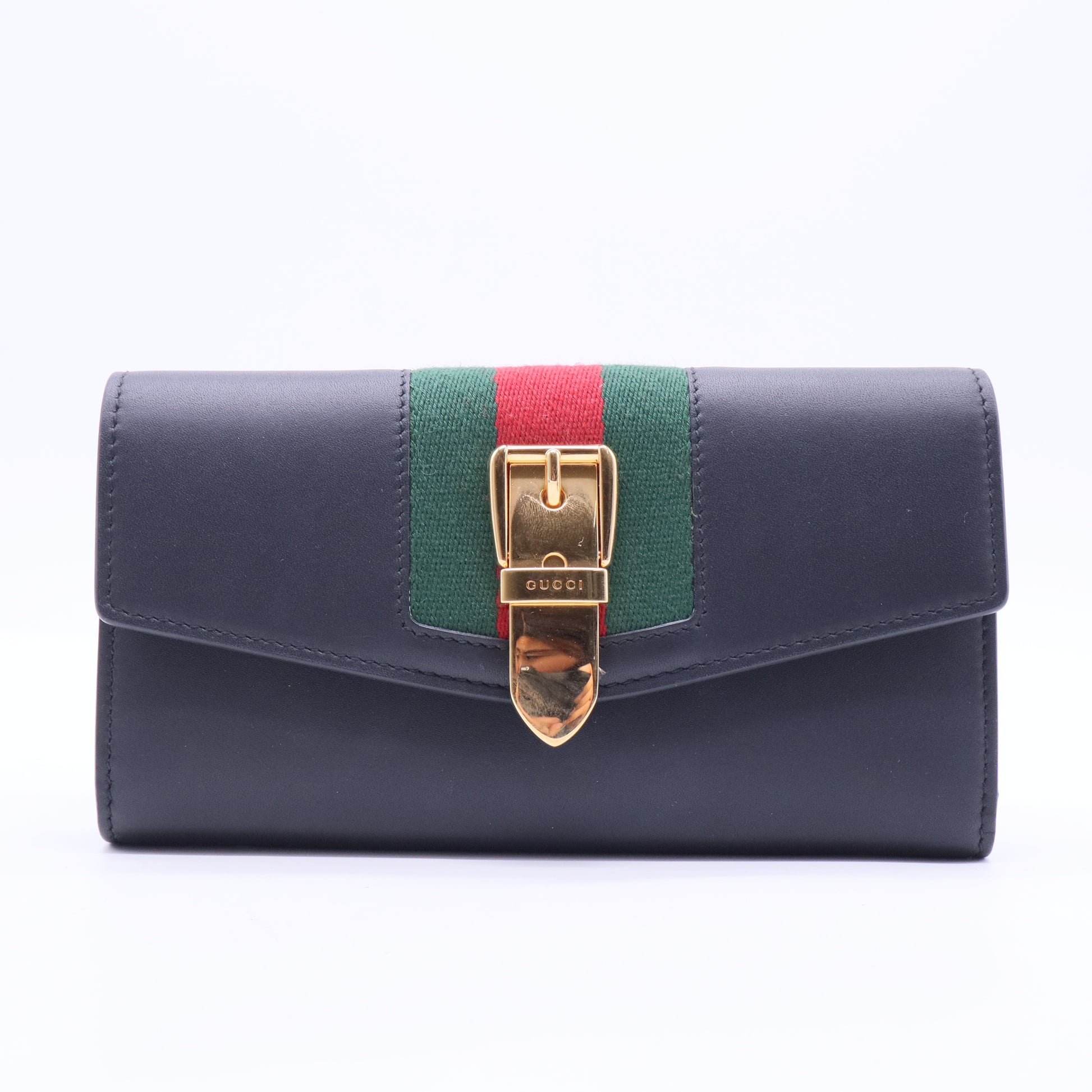 Web Accent Calfskin Continental Wallet W20065