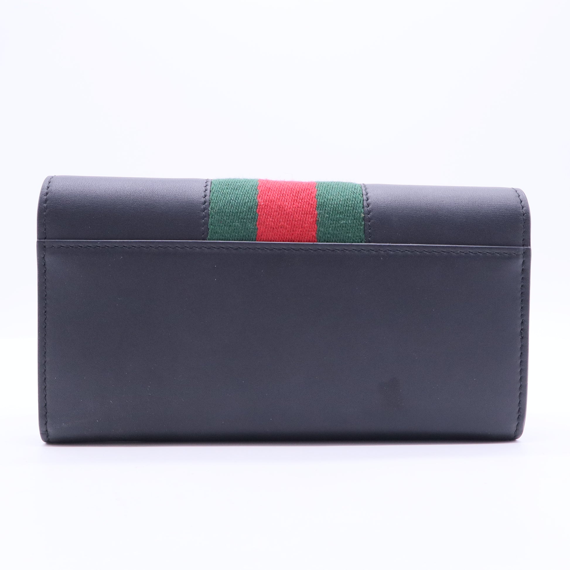 Web Accent Calfskin Continental Wallet W20065