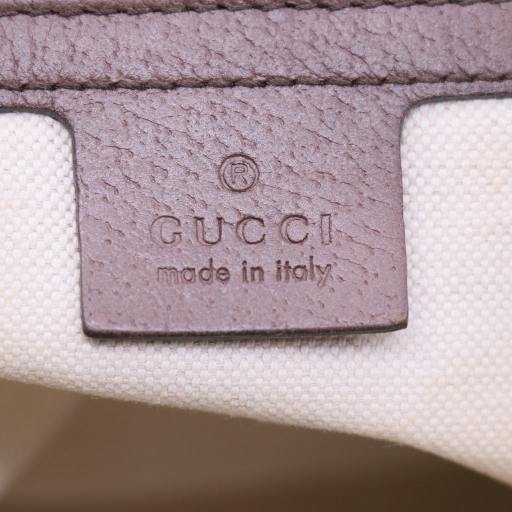 GG Supreme Monogram Web Small Ophidia Half Moon Hobo B21248