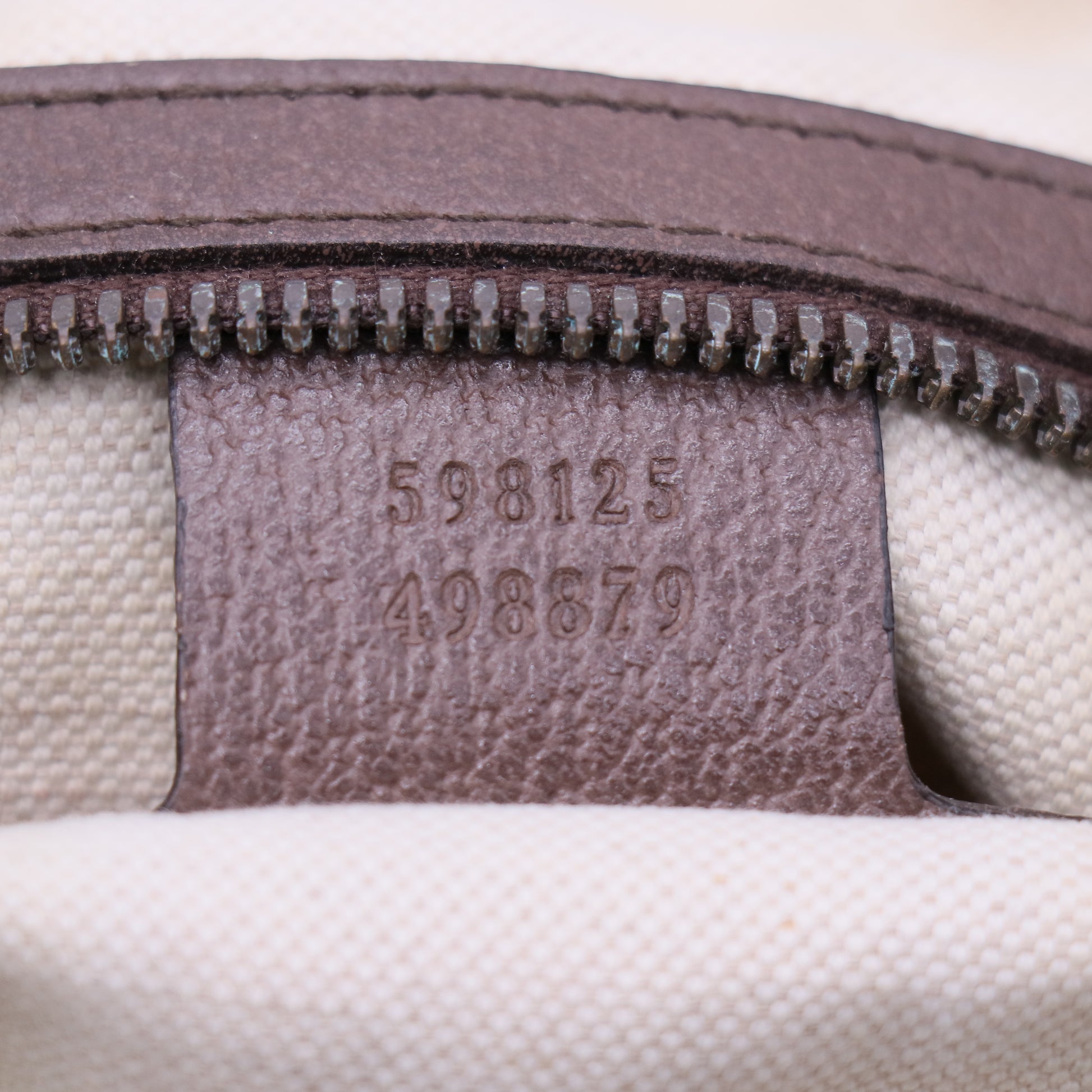 GG Supreme Monogram Web Small Ophidia Half Moon Hobo B21248