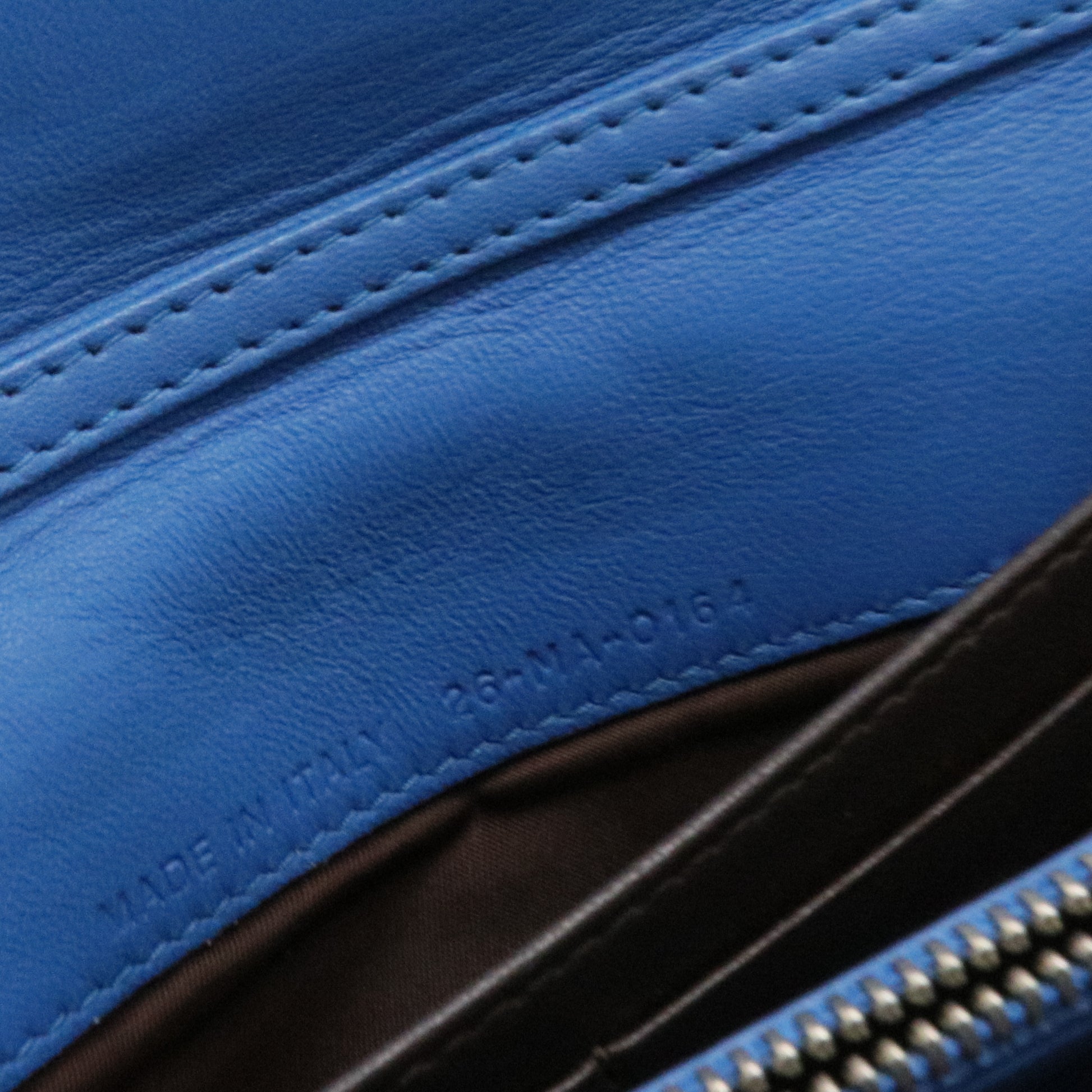 Dior Blue Cannage Leather Miss Dior Chain Clutch