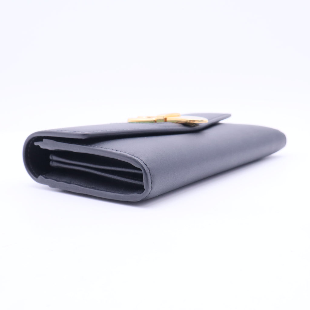 Web Accent Calfskin Continental Wallet W20065