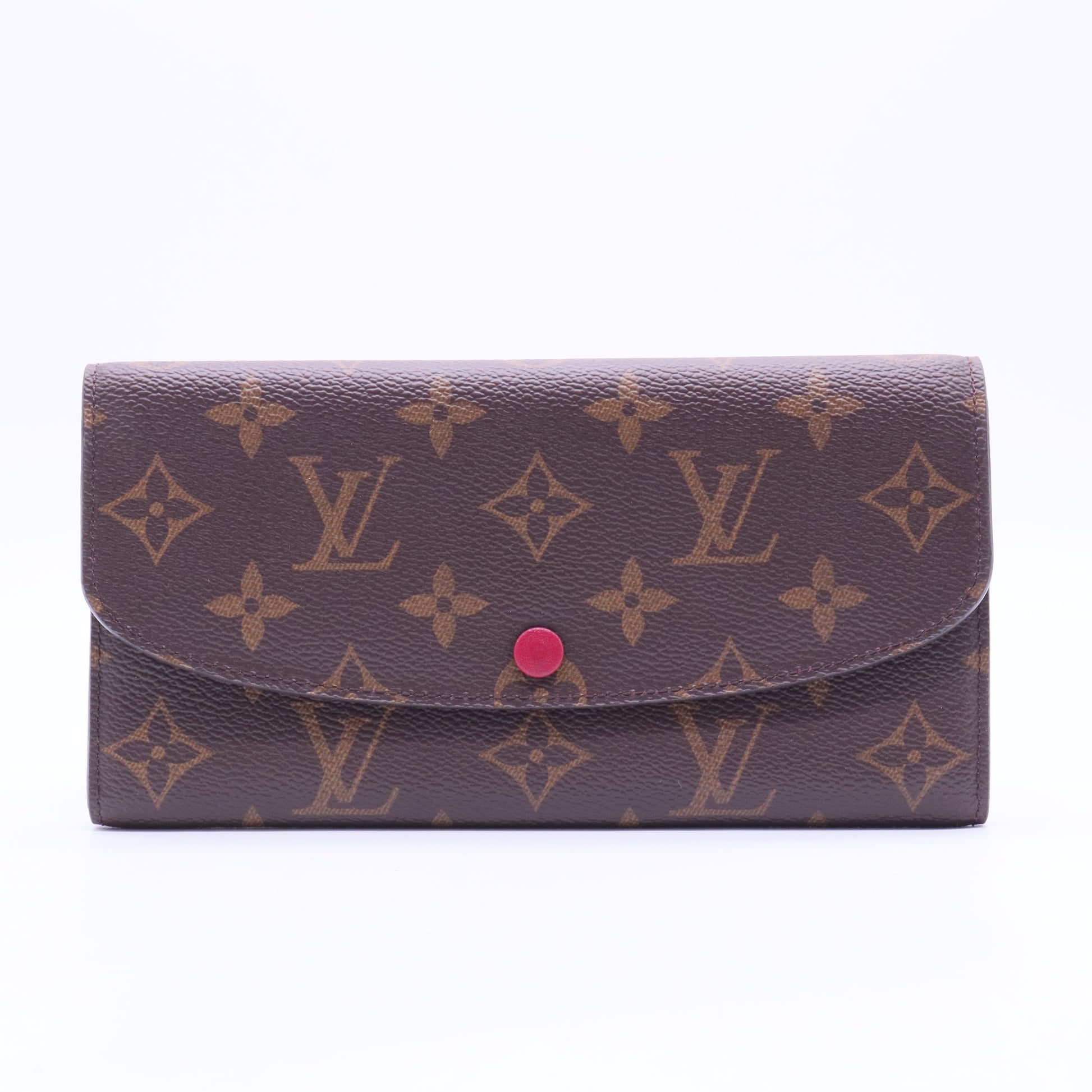LV Monogram Coated Canvas Emilie Wallet W20066