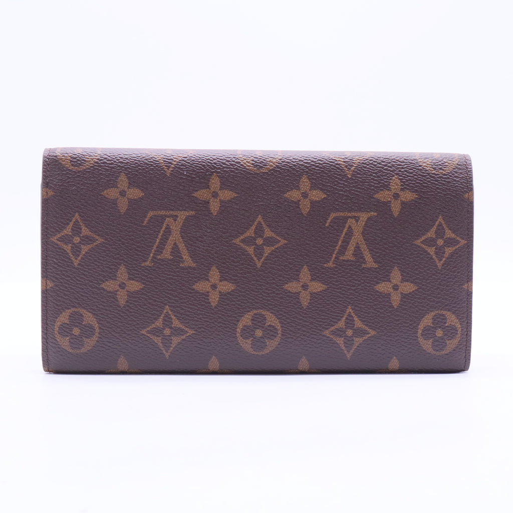 LV Monogram Coated Canvas Emilie Wallet W20066