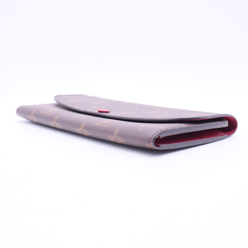 LV Monogram Coated Canvas Emilie Wallet W20066