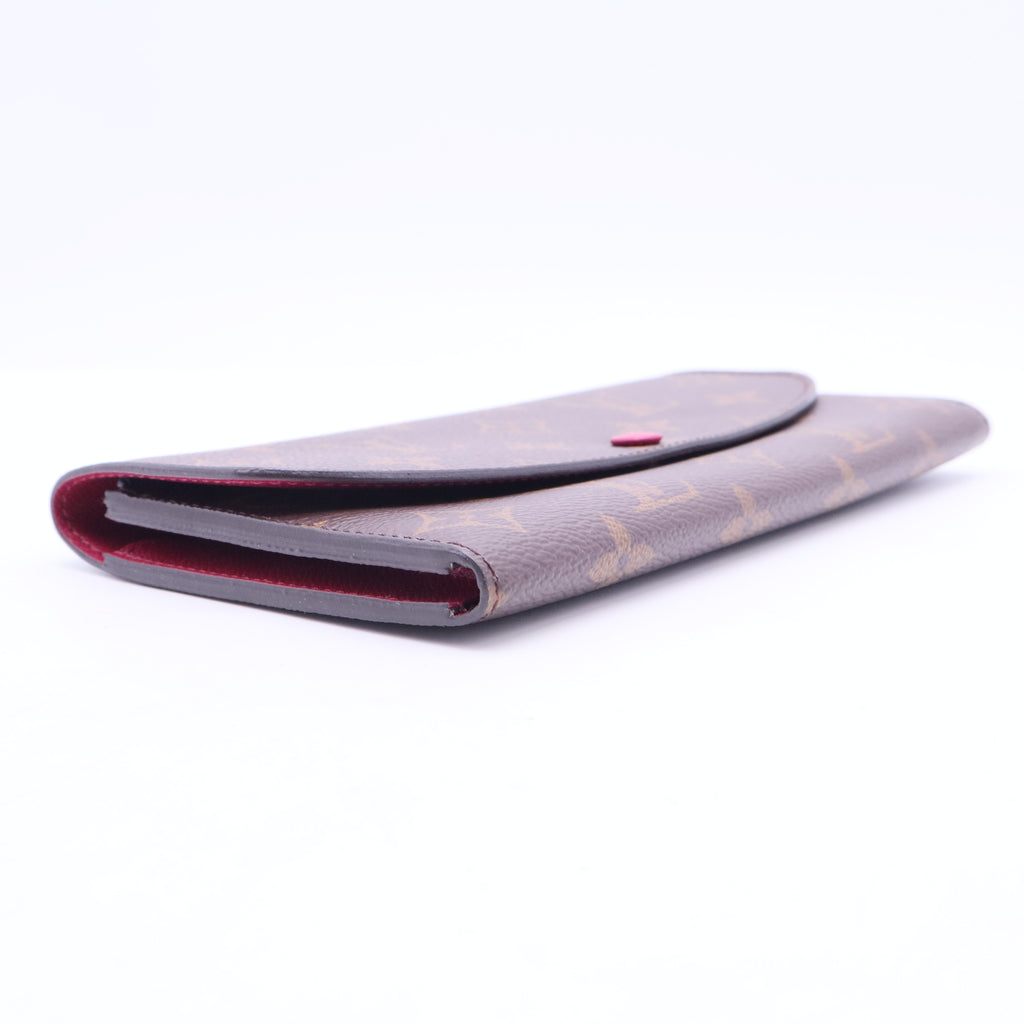 LV Monogram Coated Canvas Emilie Wallet W20066