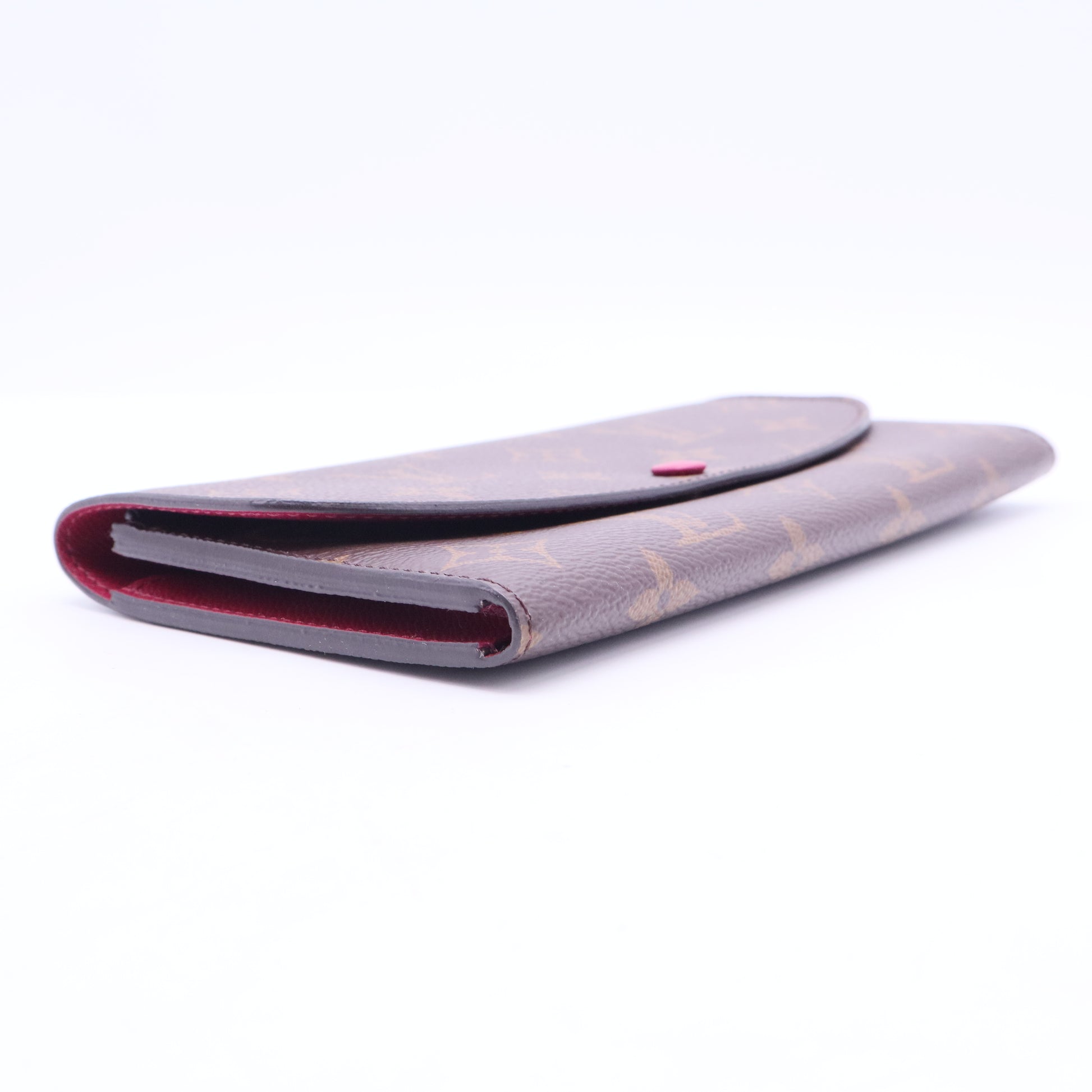 LV Monogram Coated Canvas Emilie Wallet W20066