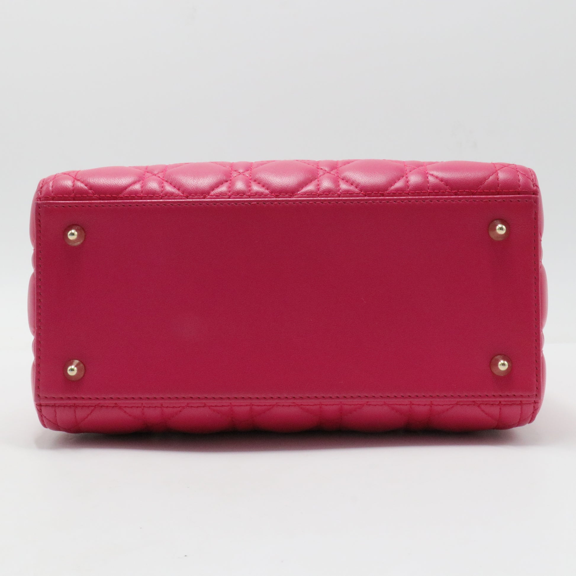 Lady Dior Bag Cannage Quilt Lambskin Medium