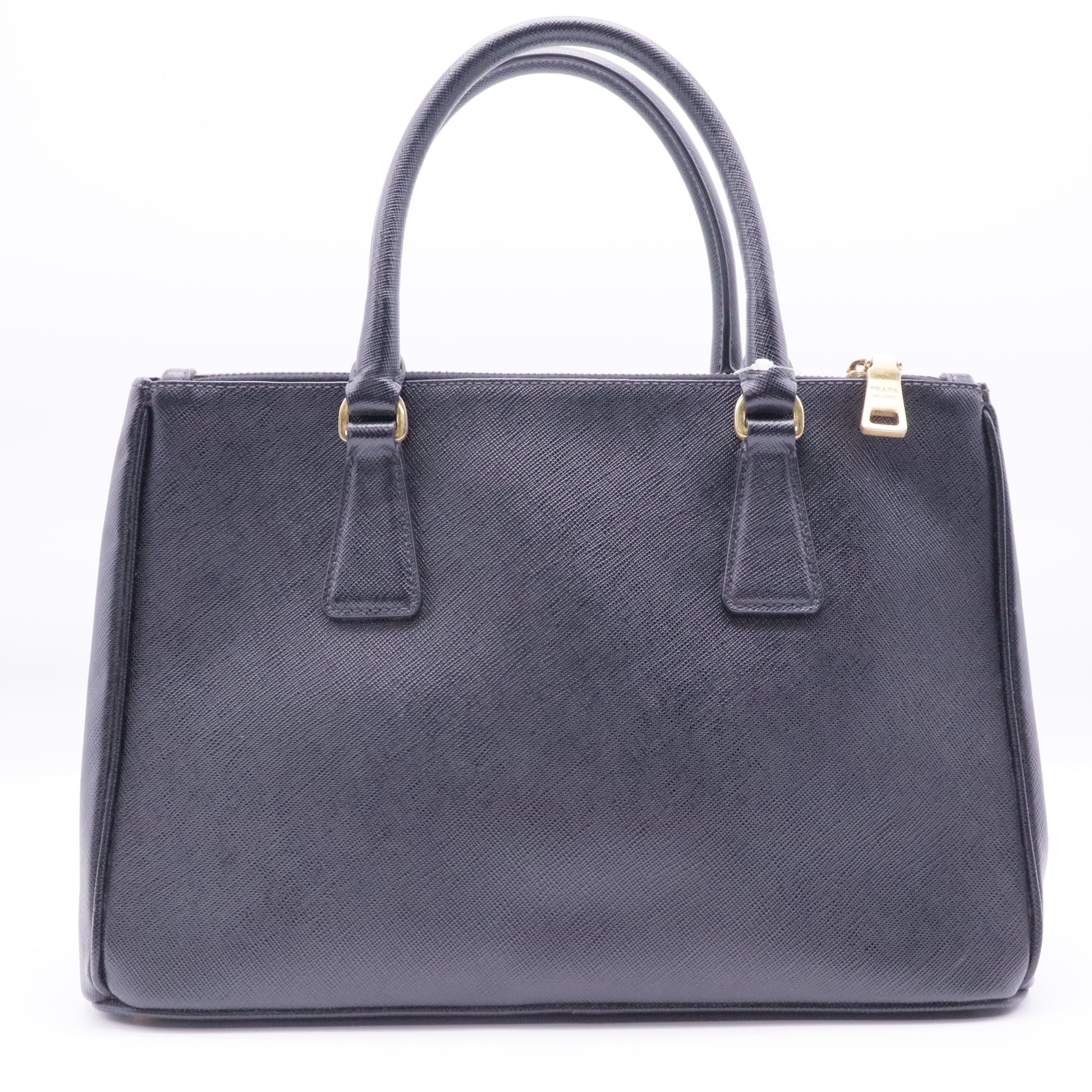 Saffiano Lux Leather Galleria Double Zip Medium twins