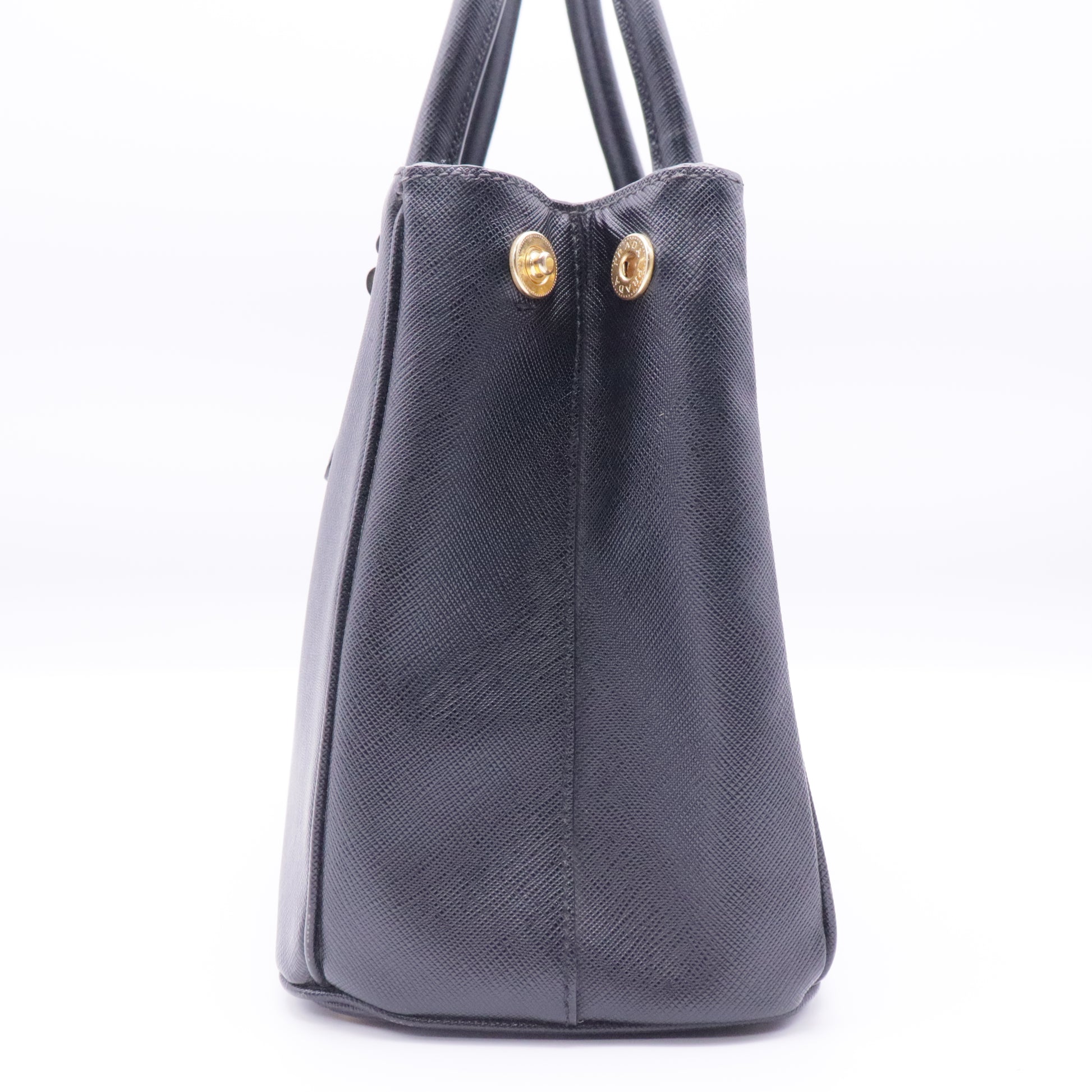 Saffiano Lux Leather Galleria Double Zip Medium twins