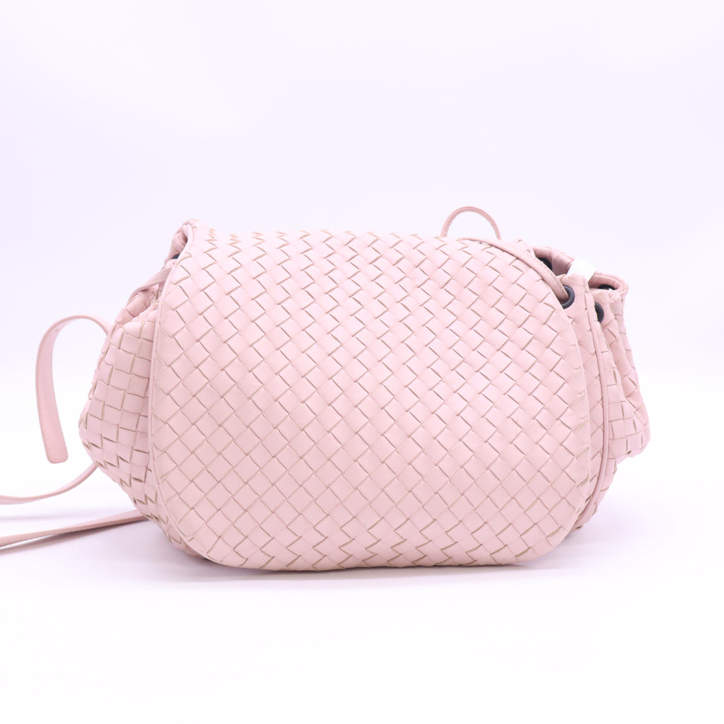 Bottega Veneta Nappa Intrecciato Flap Crossbody Bag twins B24467